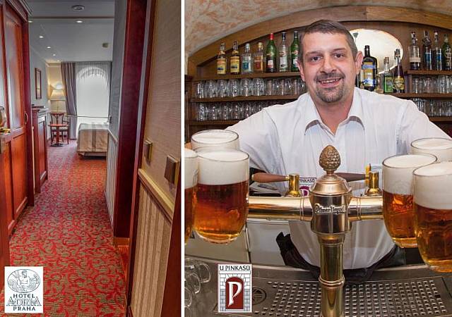 Adria Hotel Prague | Prague | Pobyt v Praze pro dva s ochutnávkou piva v legendární restauraci u pinkasů